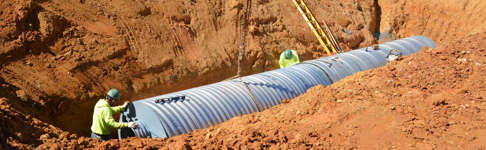 Underground Utilities - Gaines and Company Site Development